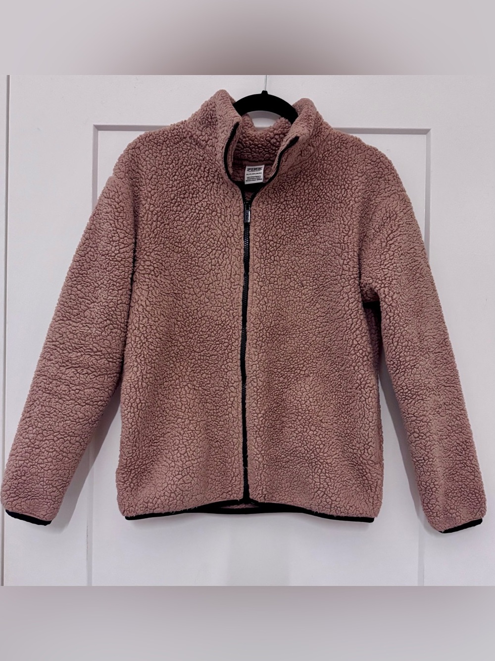 Victoria's Secret PINK brown teddy fleece jacket Size XS